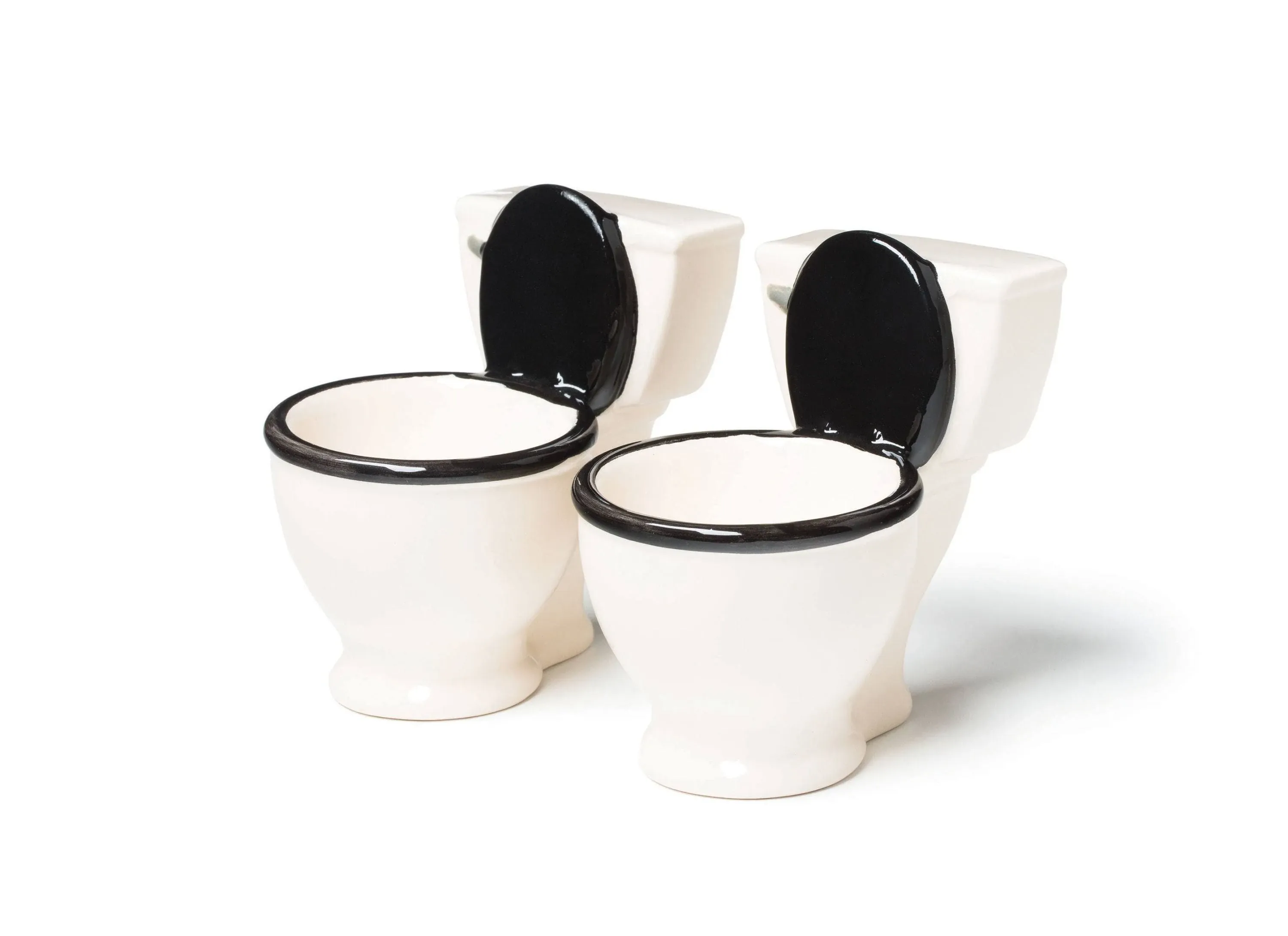 Bigmouth Inc. Toilet Shot Glass Set, White