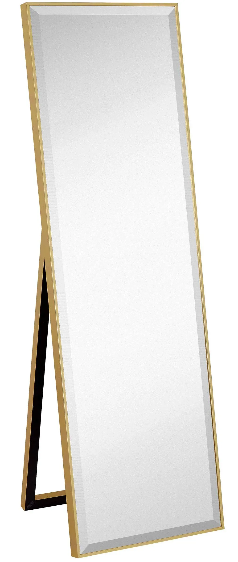 Hamilton Hills Gold Full Length Mirror for Floor Full Body Standing Mirror Tall