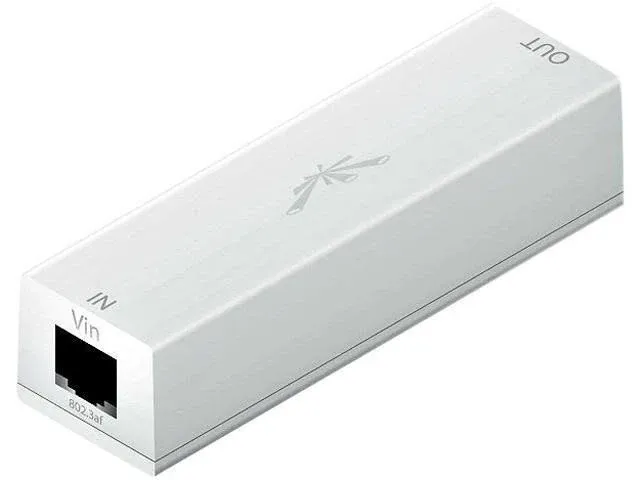 Ubiquiti Networks INS-8023AF-I 802.3AF Passive PoE to 802.3AF Indoor Adapter