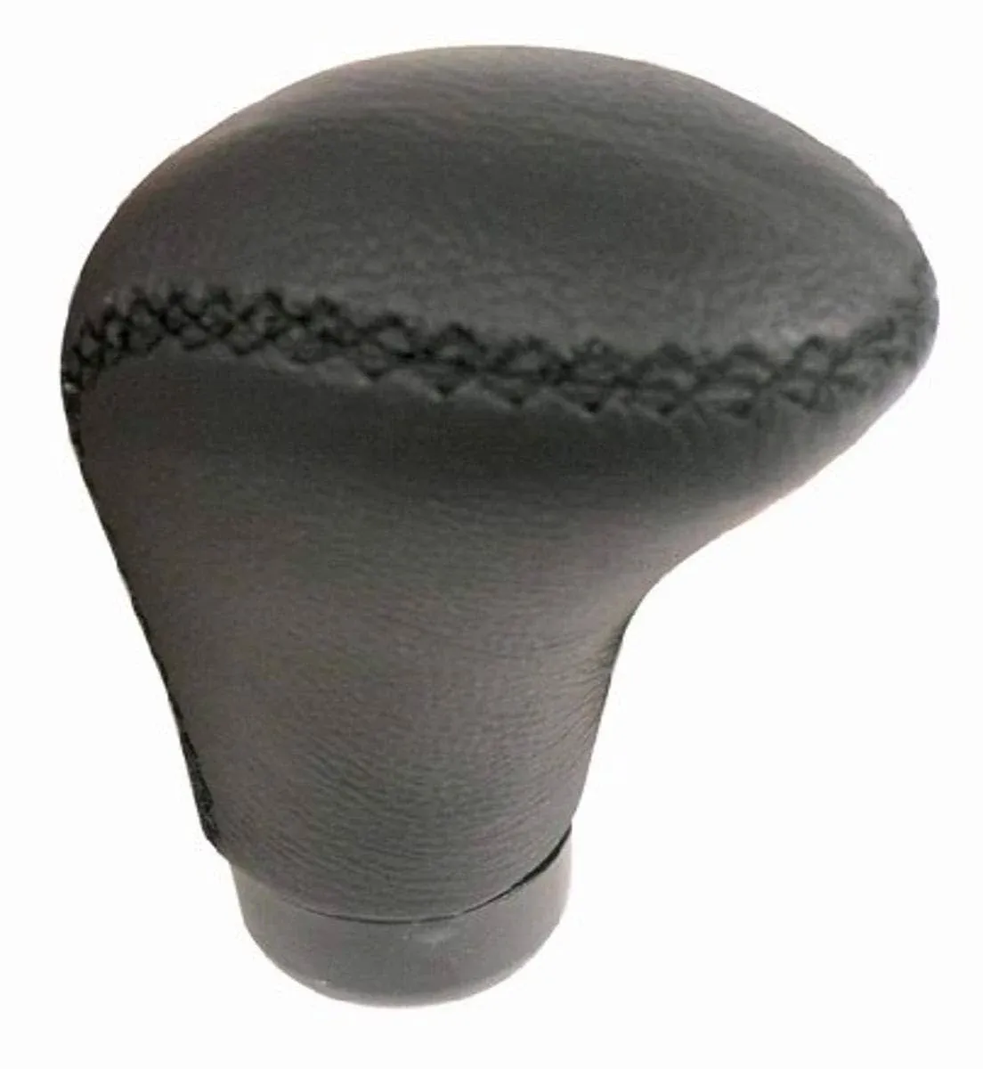 Universal Black Genuine Leather Stitch Shift Knob for Car-Truck-Hotr<wbr/>od Gear