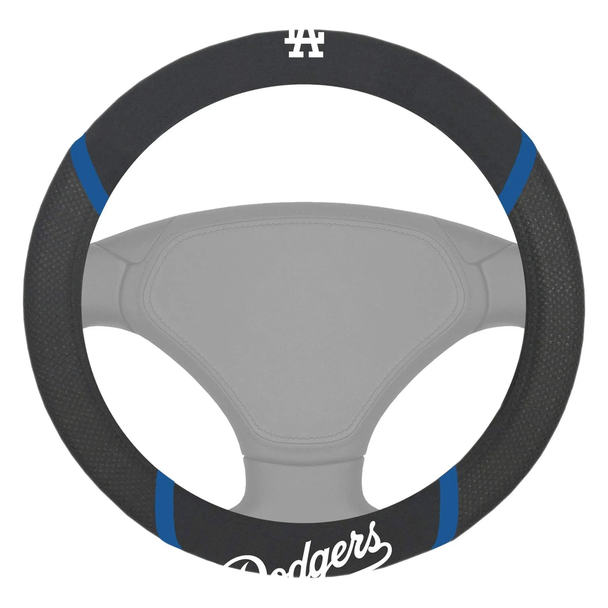 FANMATS Los Angeles Dodgers Embroidered Steering Wheel Cover