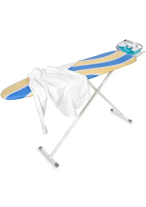 Honey-Can-Do Collapsible Ironing Board with Iron Rest, Adult Unisex, Multi