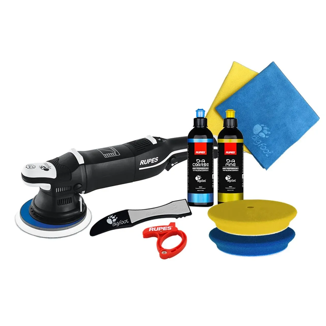 RUPES HLR15 BigFoot iBrid Random Orbital Polisher Kit