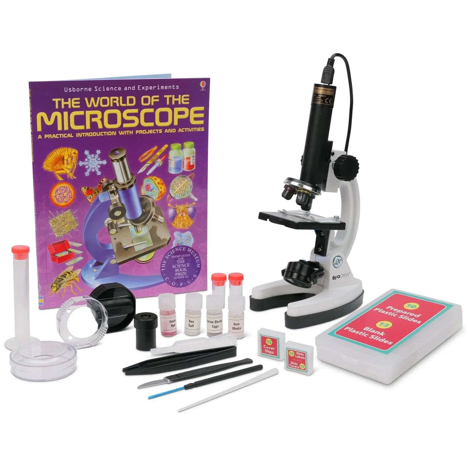 Amscope - M40-WM IQCrew by Kid's Premium 85+ Piece Microscope, Color Camera and ...