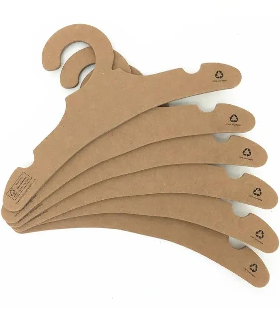 Baby Hangers for Nursery Closet Storage 11&#034; Save Space Kids 11 in, Brown 