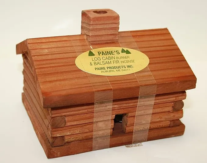 Paine's Medium Log Cabin Incense Burner