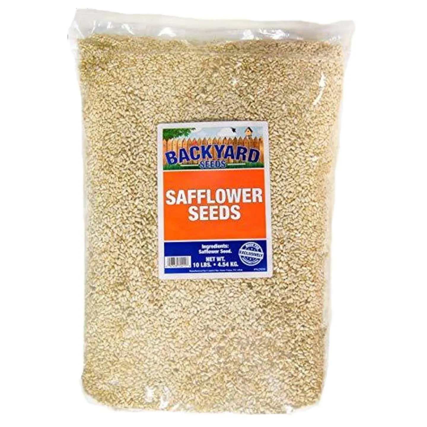 Backyard Seeds Safflower Bird Seed 10 Pounds