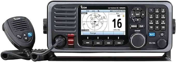 Icom M605 Fixed Mount 25W VHF w-Color Display