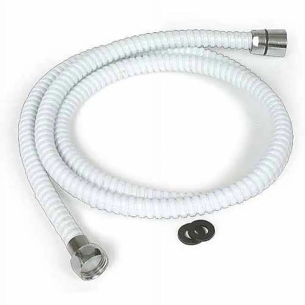 Camco 43717 RV/Marine 60" Flexible Replacement Shower Hose (White)