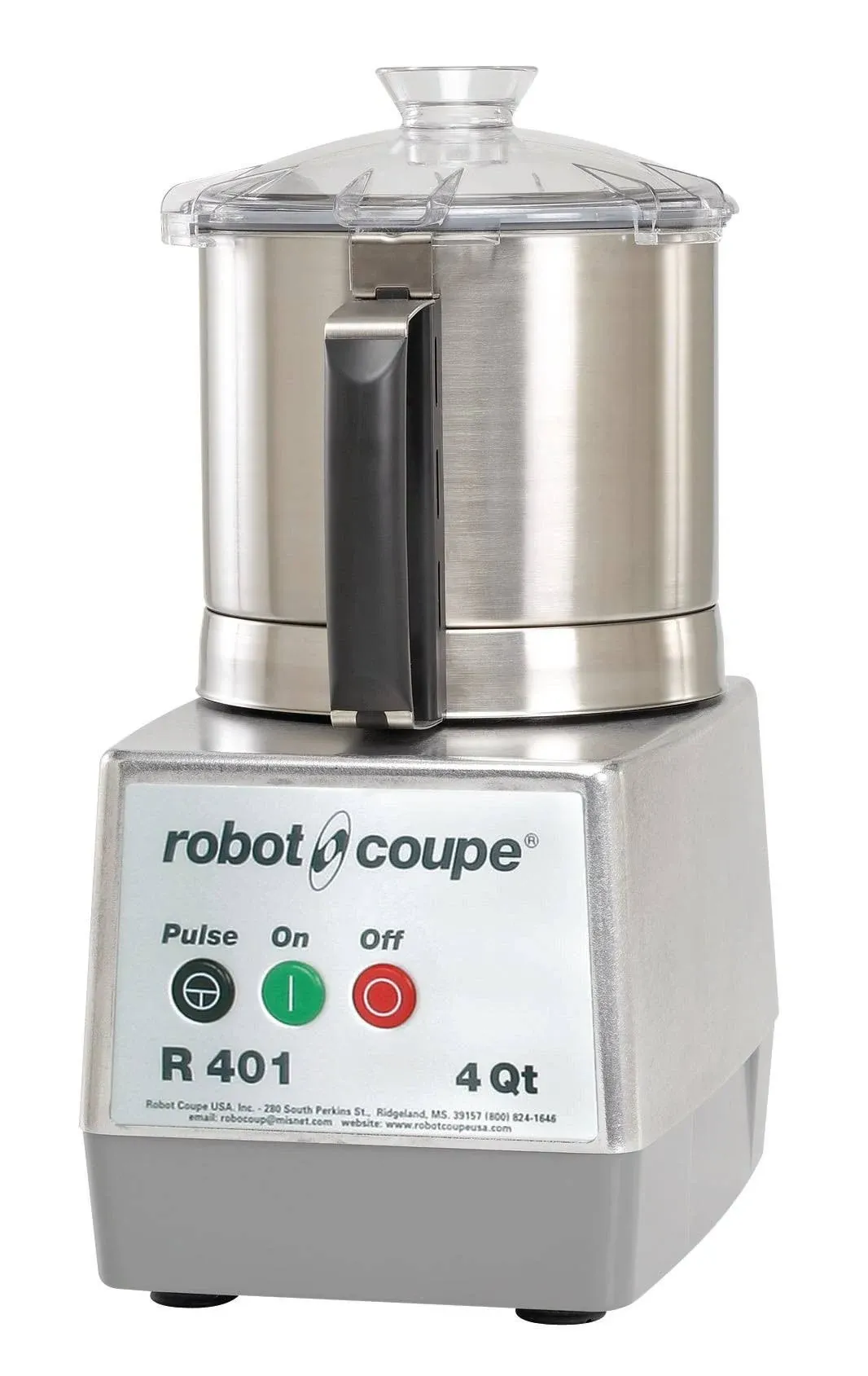 Robot Coupe R401B 4.5-Quart Commercial Food Processor 120V Grey