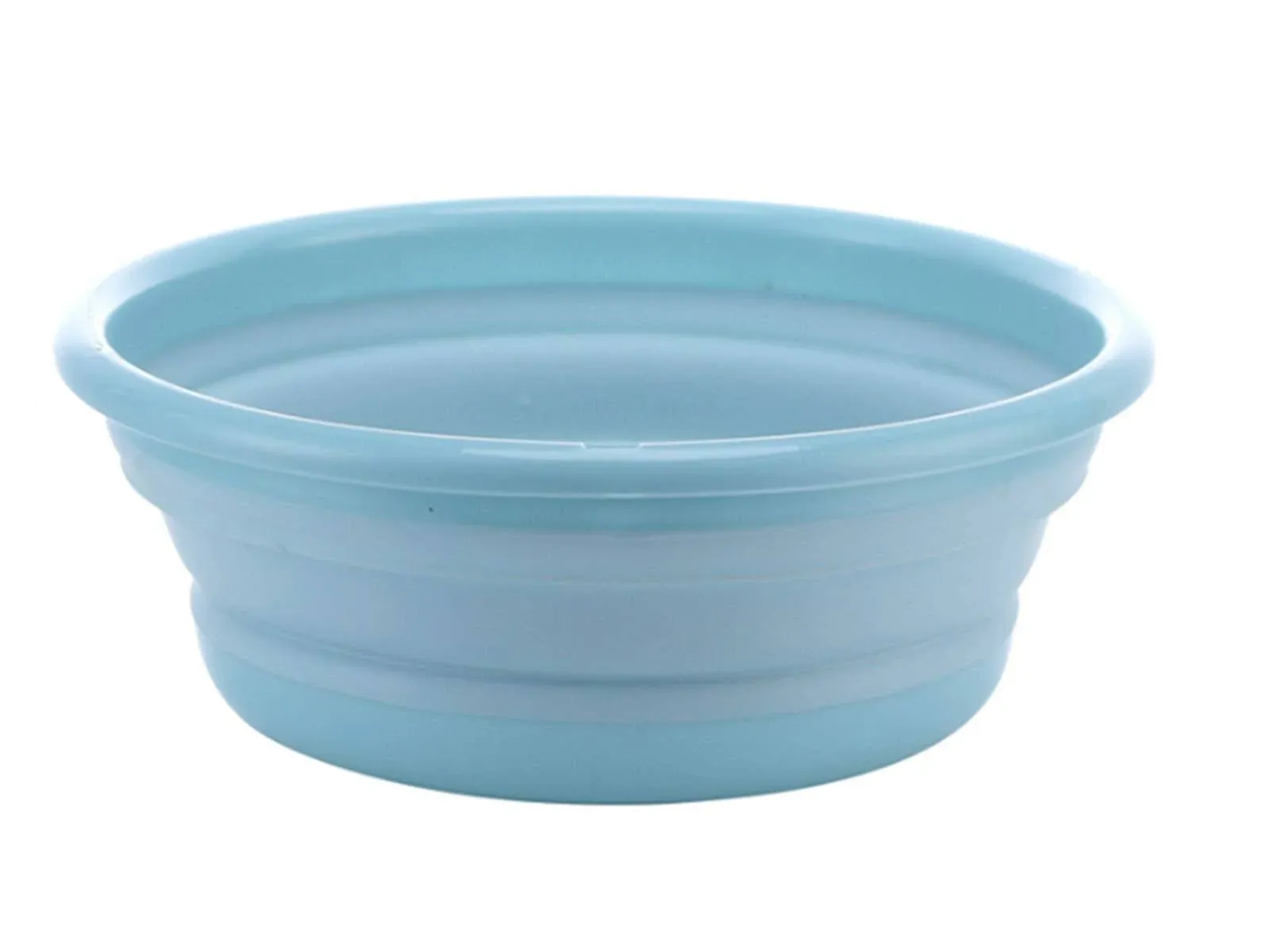 Multi-purpose Collapsible Dish Tub Bowl BPA-Free Round Lightweight Collapsible Wash Basin (Blue)