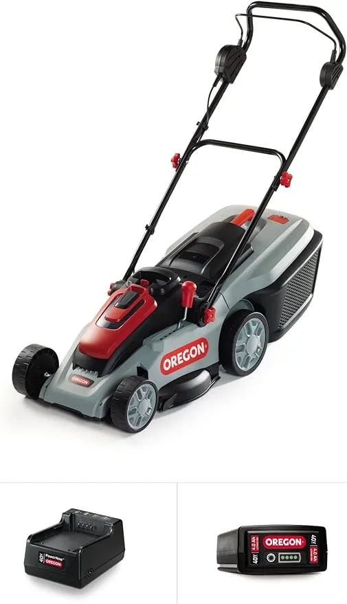 Oregon 40V Max LM300 Lawn Mower Ah Battery and Charger