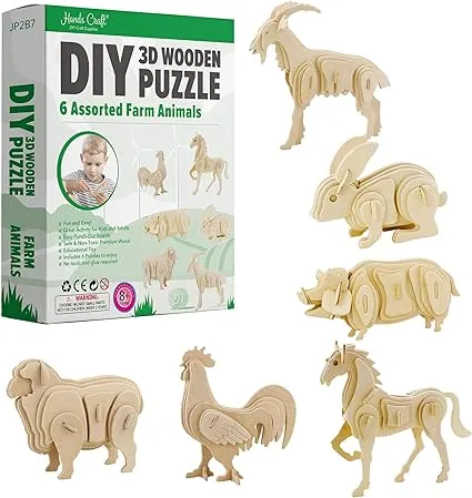 DIY 3D Wooden Puzzle