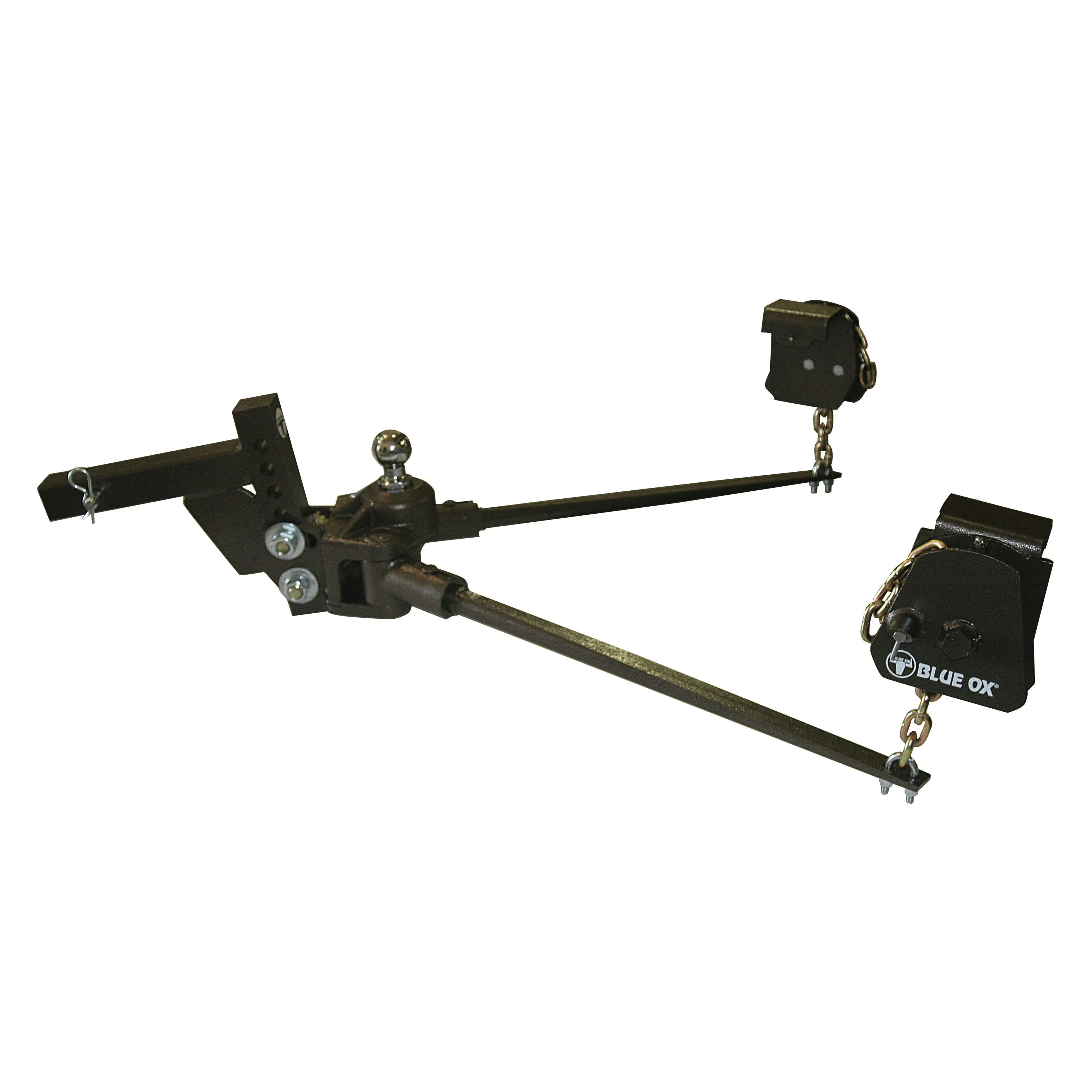 Blue Ox BXW0850 TrackPro Weight Distribution Hitch - 800lb Tounge Weight, 7 Hole Shank for 2" Receivers, 2-5/16"" Ball, Black