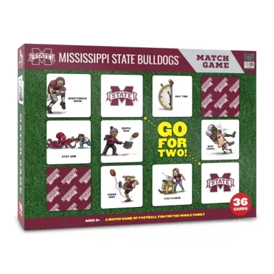 Mississippi State Bulldogs Youthefan Ncaa Mississippi State Licensed Memory Match Game