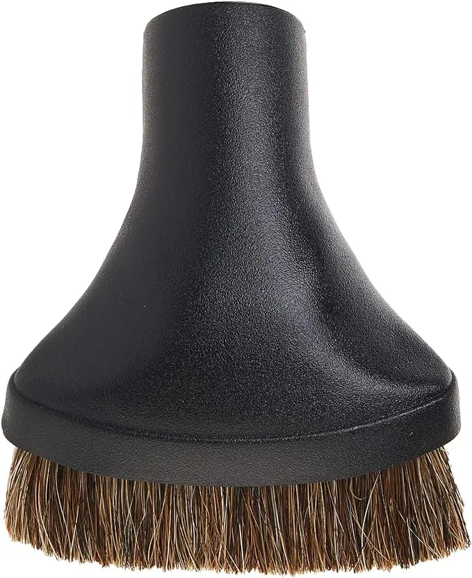 Cen-Tec Systems 34839 Dusting Brush Vacuum Tool with Soft Fill, Black