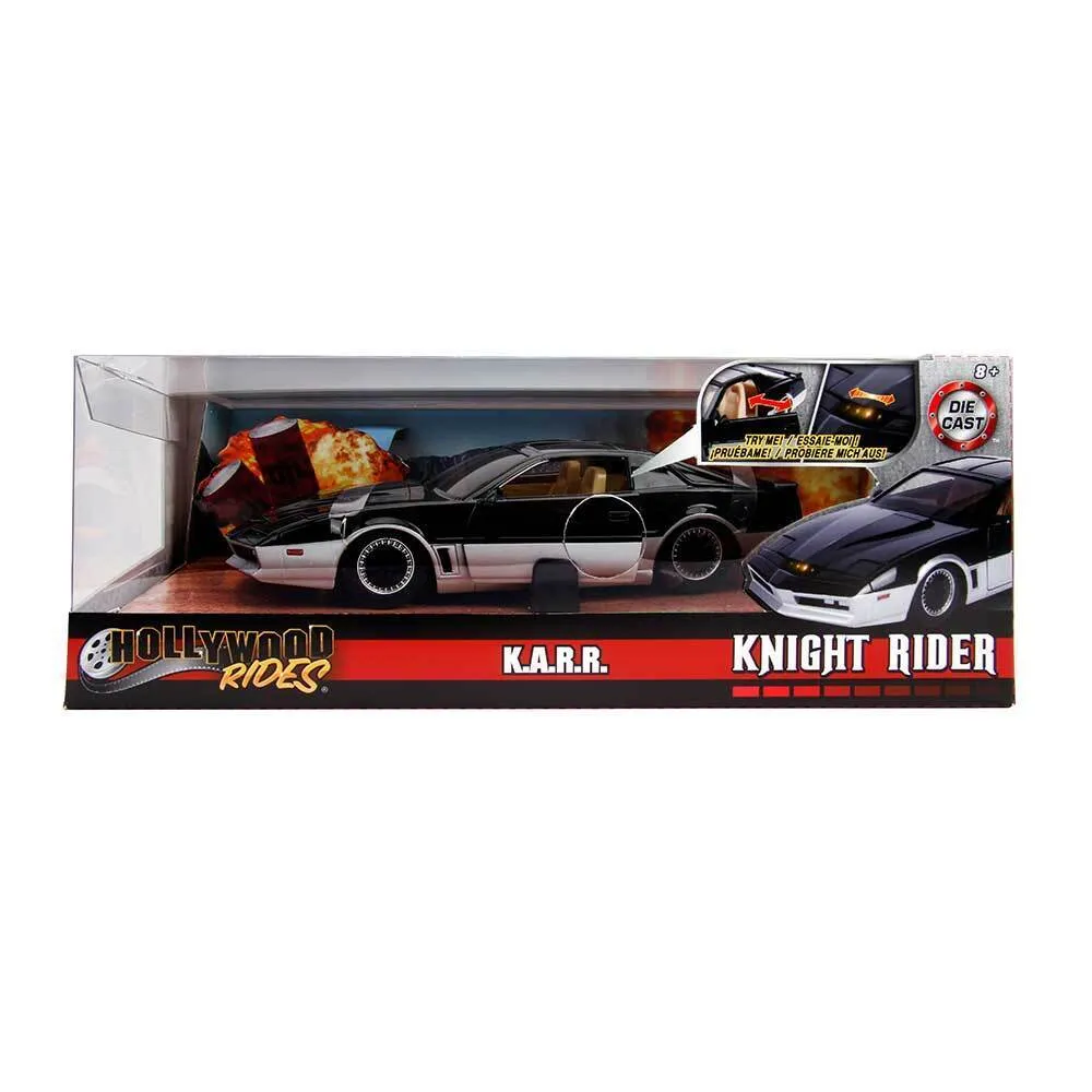 Jada Toys Hollywood Rides: Knight Rider K.A.R.R. with Light 1/24 Scale