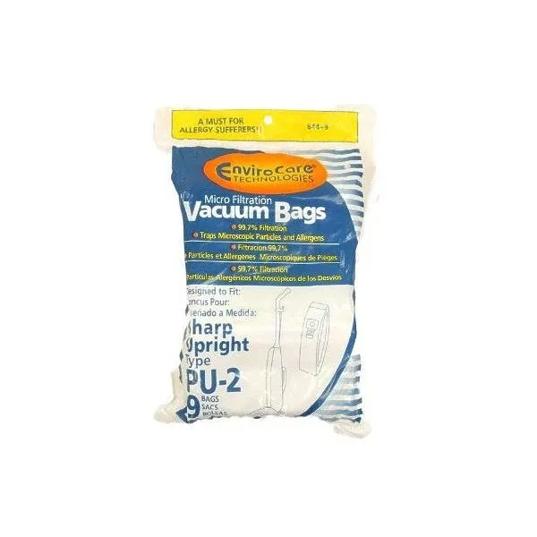 Sharp Vacuum Bags PU-2 9 Pack