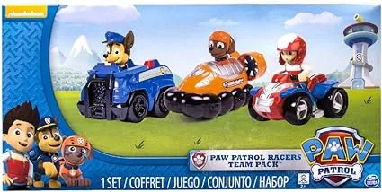 Paw Patrol Racers 3-Pack Vehicle Set, Chase, Zuma and Ryder