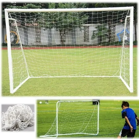 EECOO Full Size Football Soccer Net Sports Replacement Soccer Goal Post Net for Sports Match Training