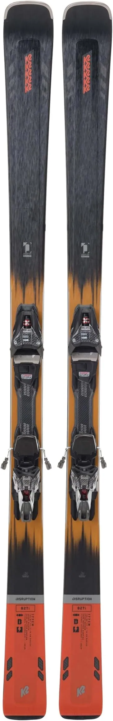 K2 Disruption 82 Ti Mens Skis W/MXCell 12 TCX Bindings