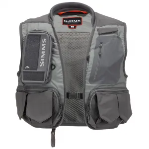 Simms Men's Freestone Vest | Pewter; Xl  Wading > Vests & Packs > Apparel & Accessories > Clothing > Activewear > Hunting Clothing > Hunting & Fishing Vests