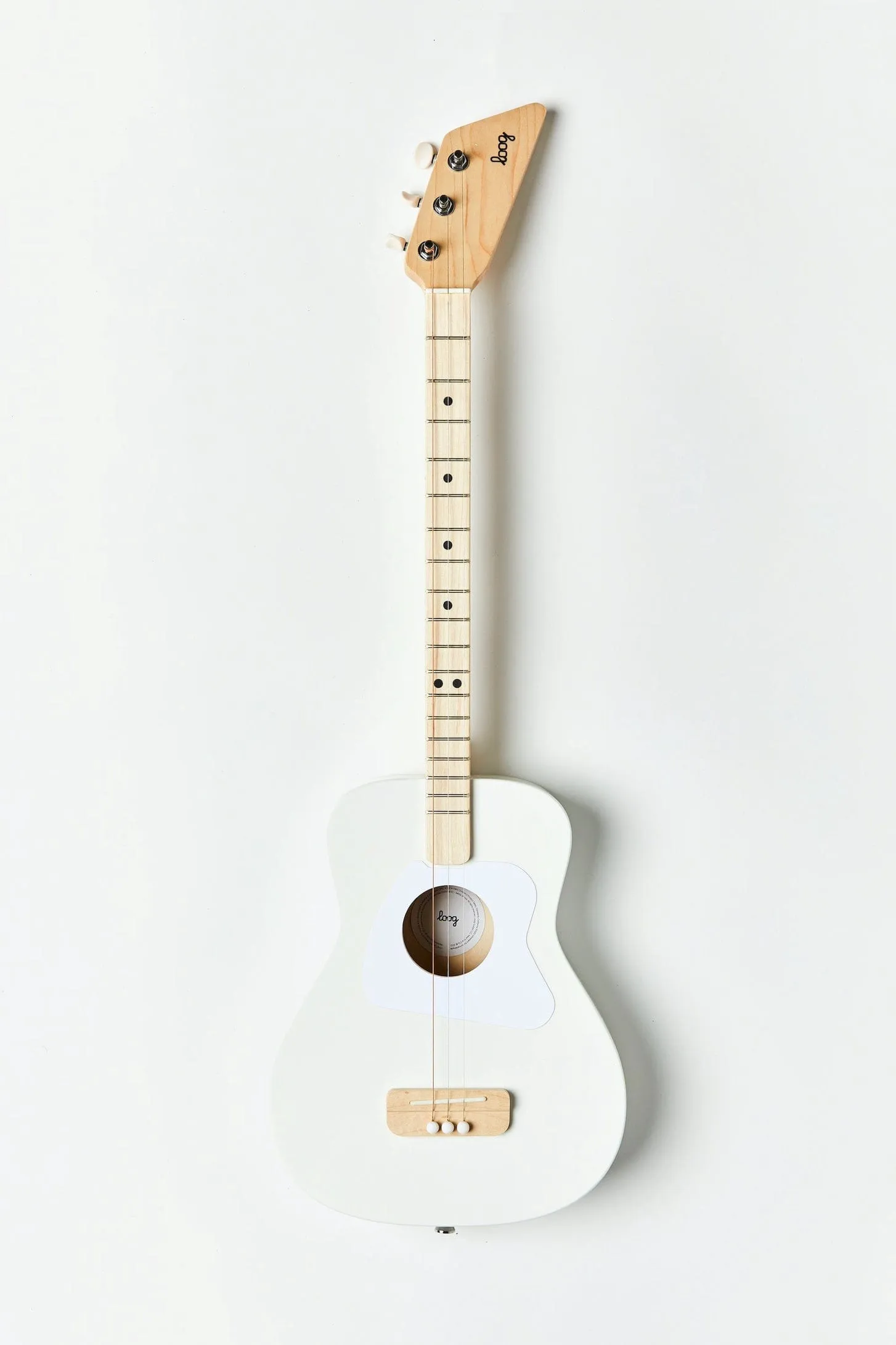 Loog Pro Acoustic Guitar - White