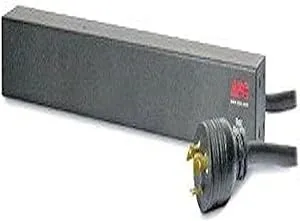 APC Rack Mount PDU, Basic 208V/20A, (12) Outlets, 1U Horizontal Rackmount (AP9566)