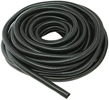 Kable Kontrol Split Wire Loom Tubing 5/8” inch 10 ft Long - Black Wire Conduit ...