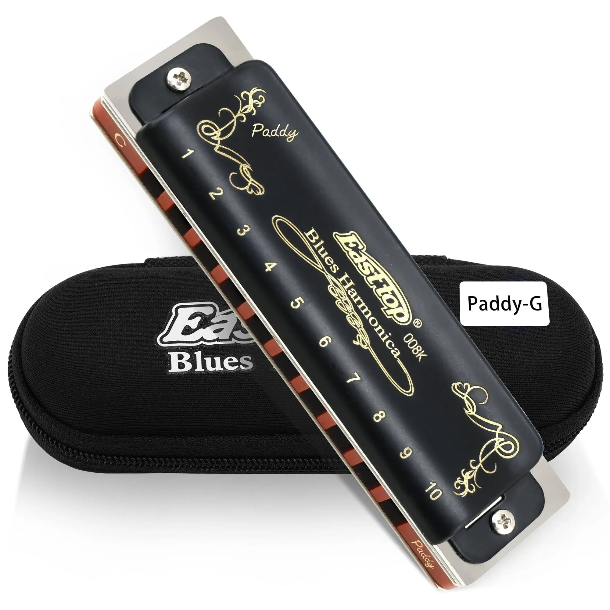 EASTTOP Diatonic Blue Harmonica Paddy 10Hole Diatonic Mouth Organ Harmonica Gift  | eBay