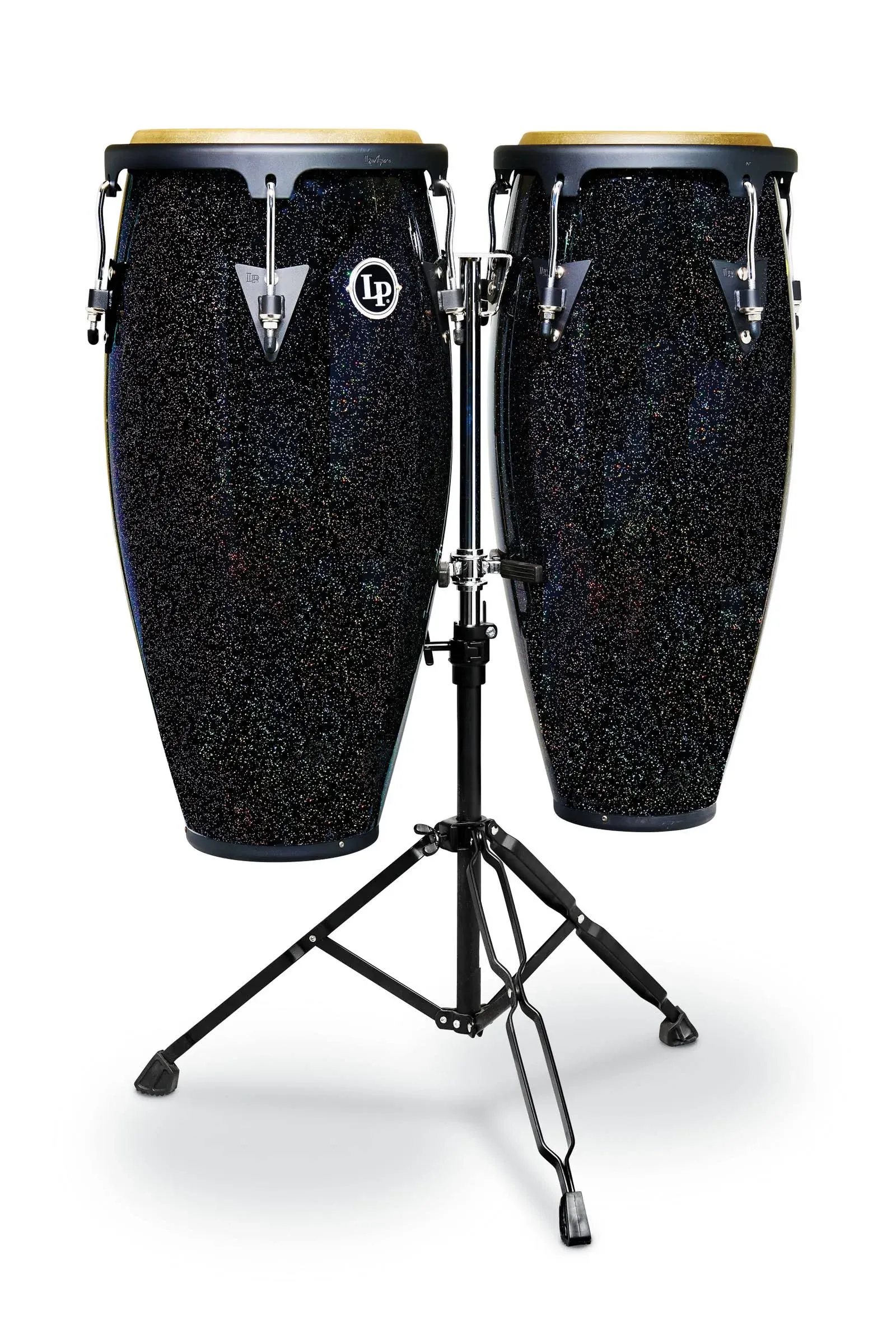 Latin Percussion LPA646 Santana Aspire Quinto Conga Set - Black Magic