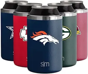 Simple Modern NFL Denver Broncos Insulated Ranger Can Cooler, for Standard Cans - Beer, Soda, Sparkling Water and More