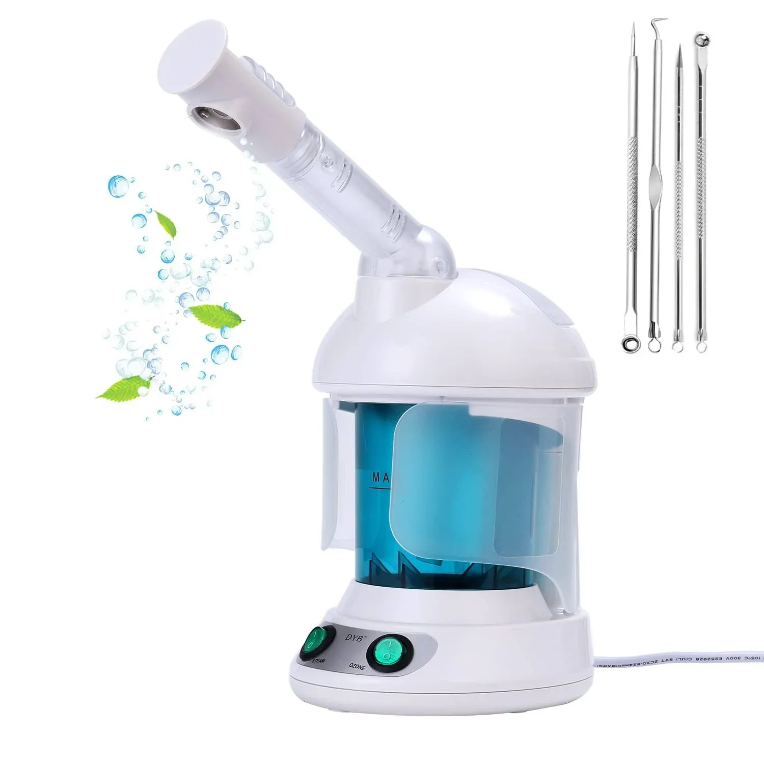 DYB Portable Facial Steamer, Nano Ionic Face Steamer with 360°Rotatable