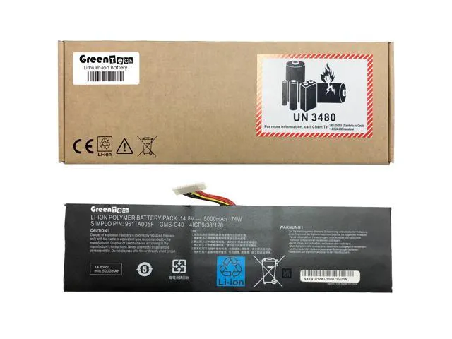 GREENTECH GMS-C40 BATTERY FOR RAZER BLADE PRO 17 2013 2014 2015 74WHR RZ09-0117 RZ09-0099