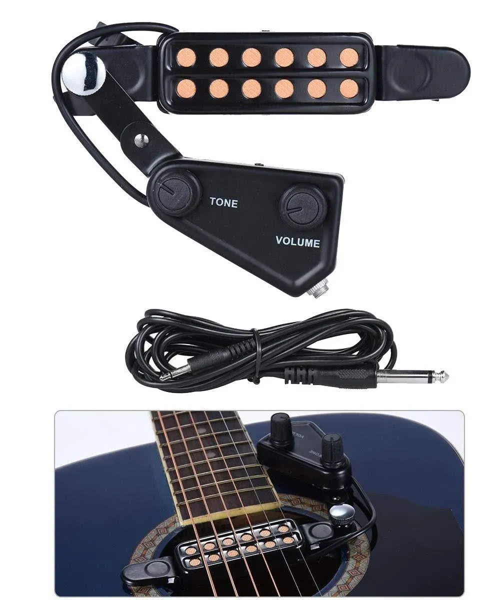 TraderPlus 12 SoundHole Guitar Pickup