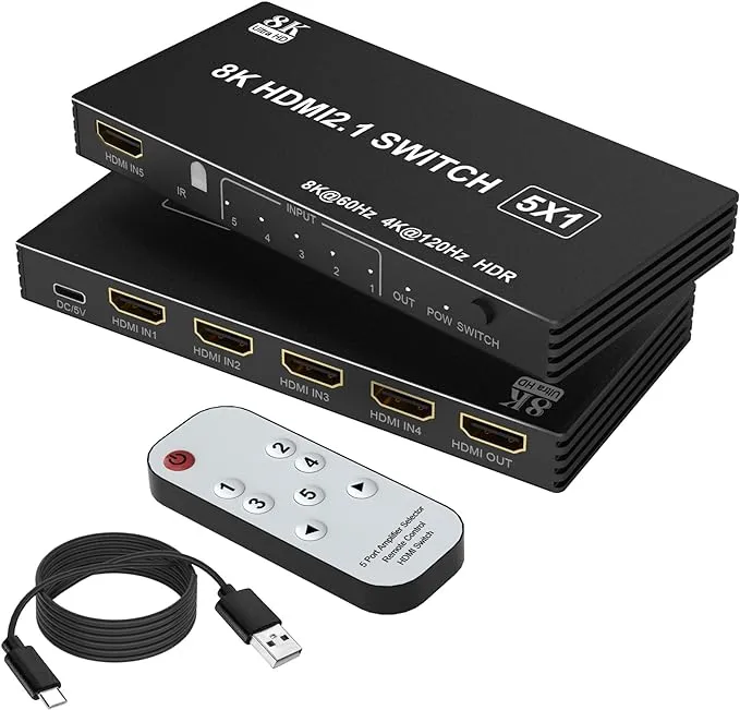 5 in 1 Out HDMI Switch