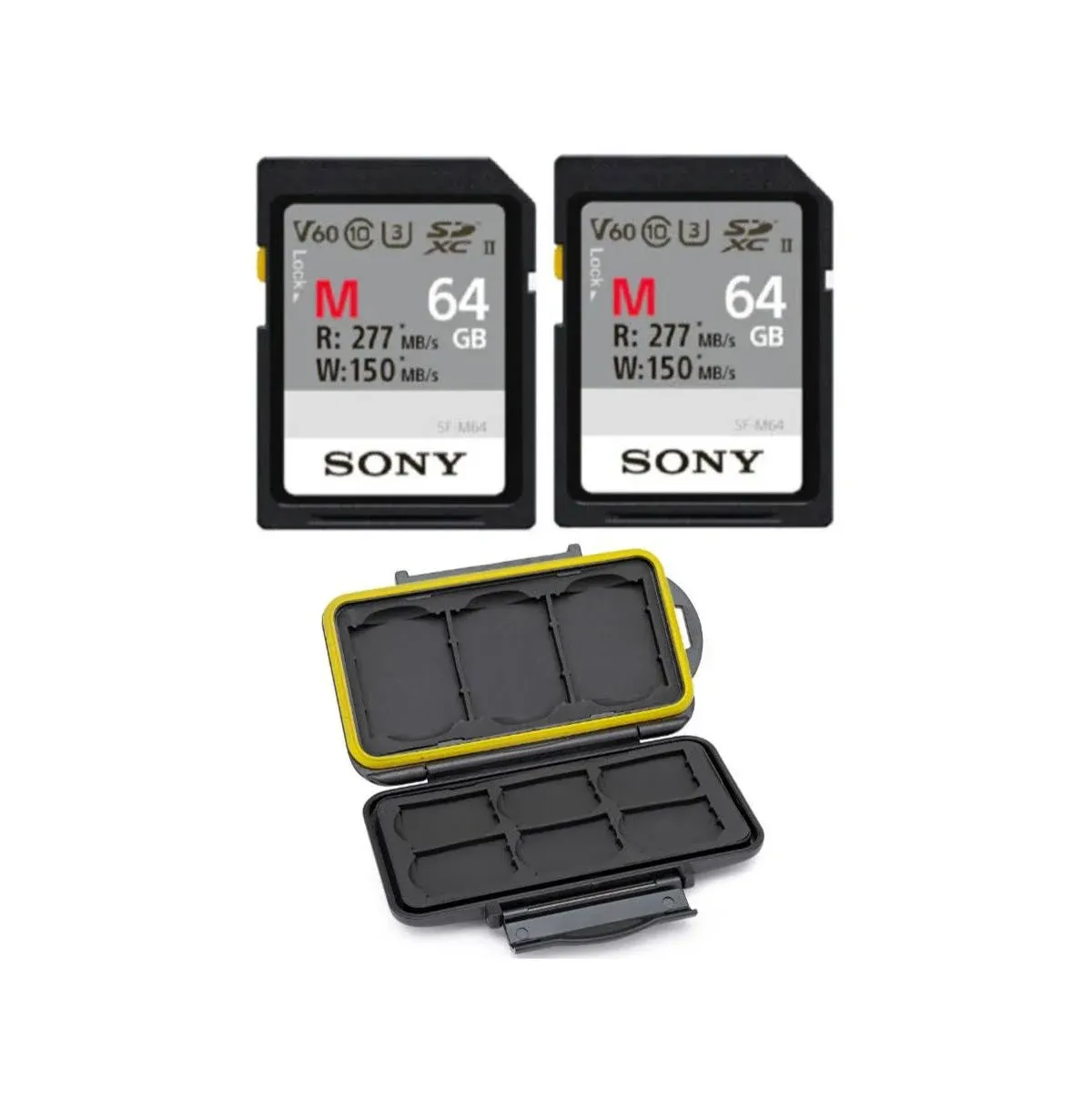 Sony 64GB M Series UHS-II SDXC Memory Card (U3) 2-Pack