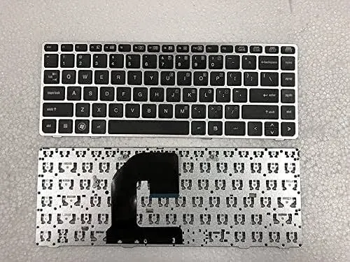 New US Keyboard for HP EliteBook 8460 8460p 8460w 8470p 8470w ProBook 6460b 6465b NO Pointing Stick & Silver Frame