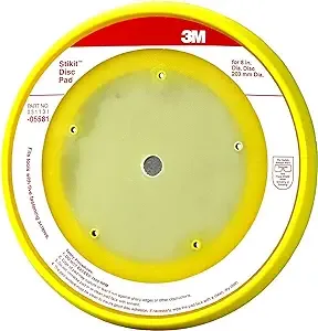 3M Stikit Disc Pad, 05581, 8 in, For PSA Discs, Sander, Durable Foam Body, Dust Free, Factory