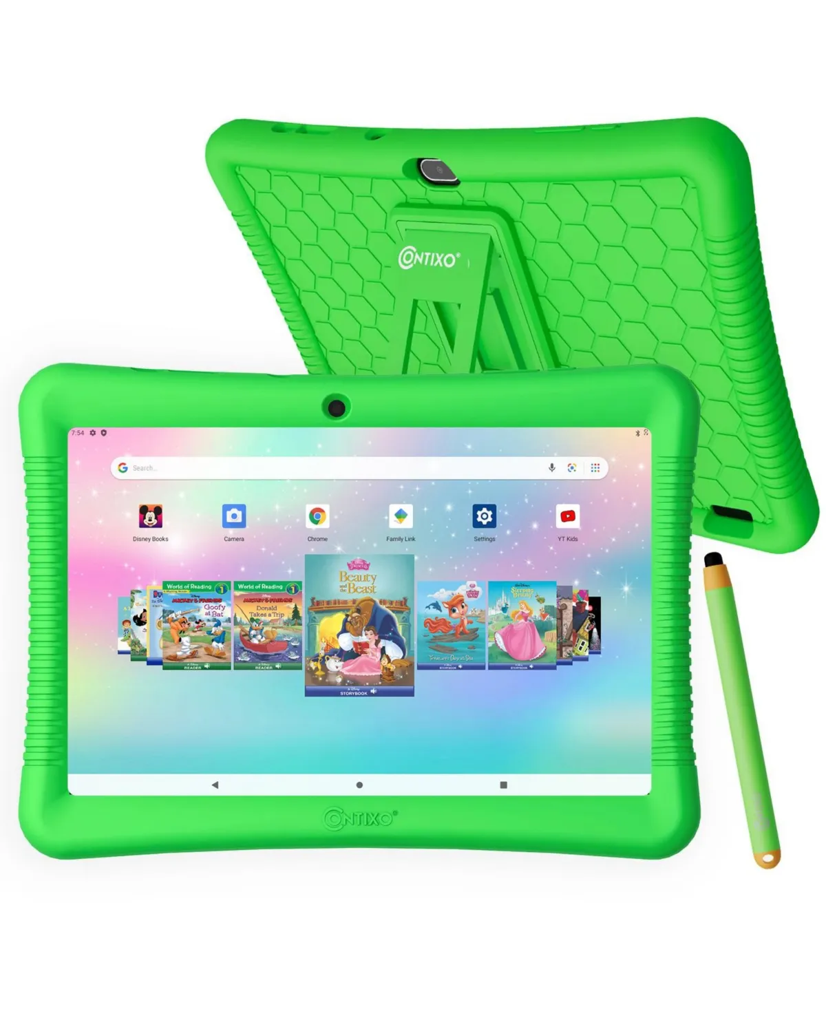 Contixo K102 Purple 10-Inch Kids Learning Tablet with IPS HD Display (