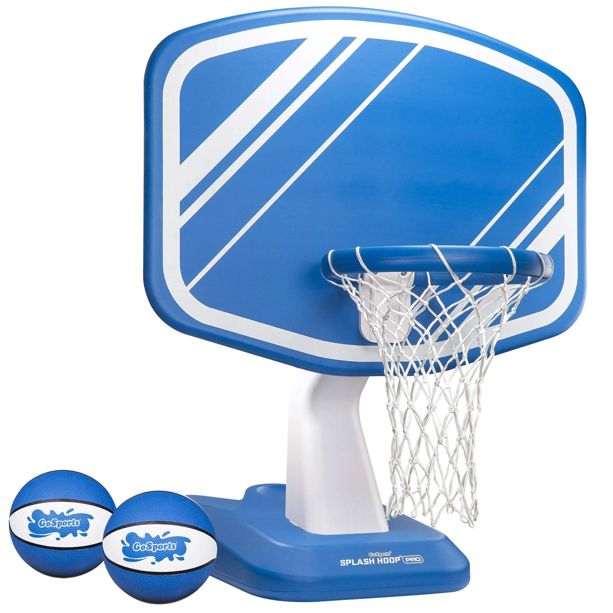 GoSports Splash Hoop Pro Swimming Pool Basketball Game - Includes Poolside Water ...