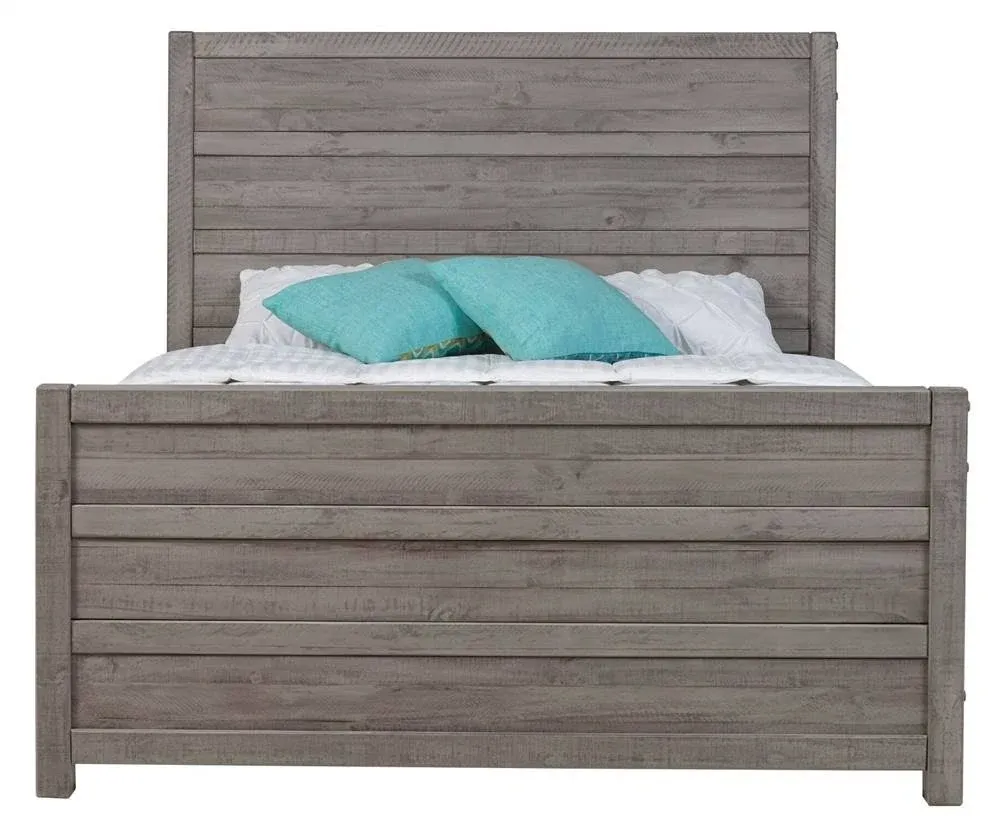 Ecoflex CM304 Camaflexi Carmel Bed Antique Grey - Queen Size