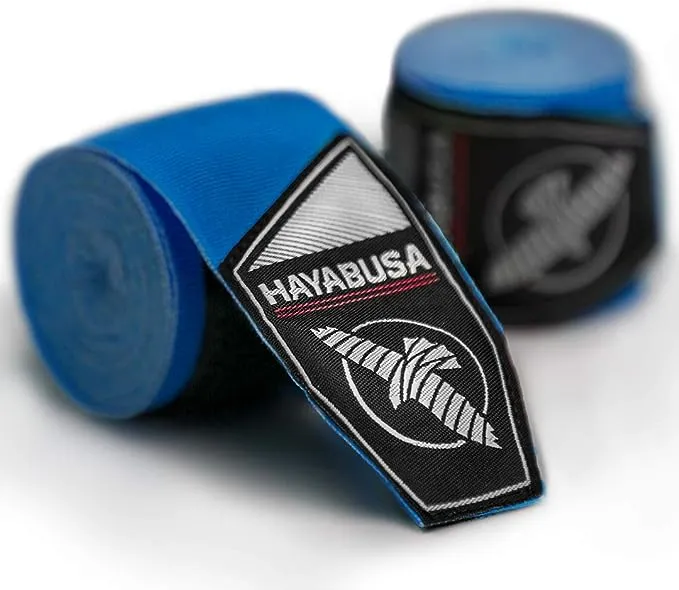 Hayabusa Boxing Hand Wraps Perfect Stretch 4.0 for Men & Women - Blue, 180 inchesHayabusa Boxing Hand Wraps Perfect Stretch 4.0 for Men & Women - Blue, 180 inches