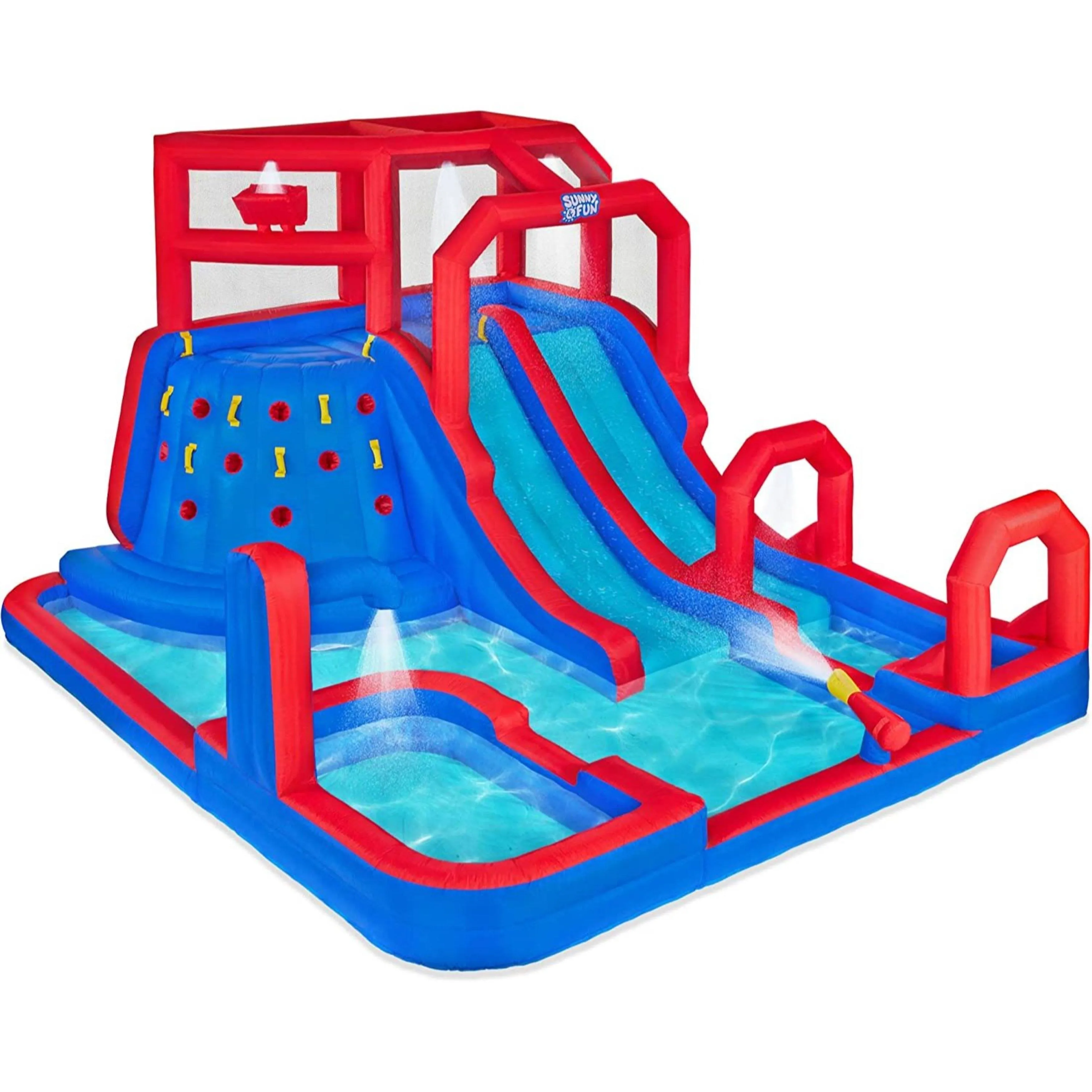 Sunny & Fun Inflatable Water Slide & Blow Up Pool Kids Water Park