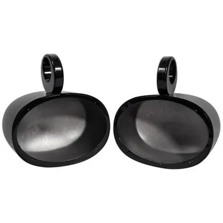 Pair Rockville MAC69B 6x9 Aluminum Wakeboard Tower Speaker Pod Enclosures Black