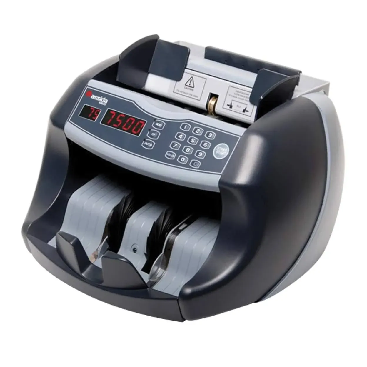 Cassida Corporation - 6600UV - Cassida 6600 UV USA Business Grade Money Counter with UV/IR Counterfeit Detection Top Loading Bill Counting Machine w/ ValuCount  Add and Batch Modes Fast Counting Speed 1 400 Notes/Min