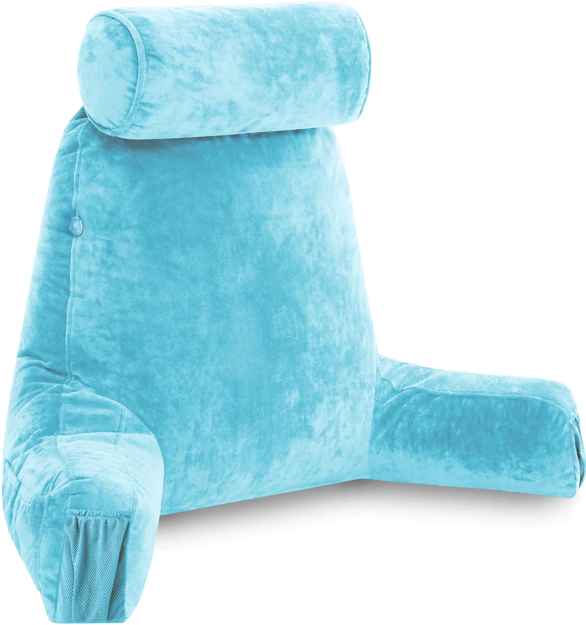 Husband Pillow Medium Carolina Blue, Backrest for Kids, Teens, Petite Adults ...