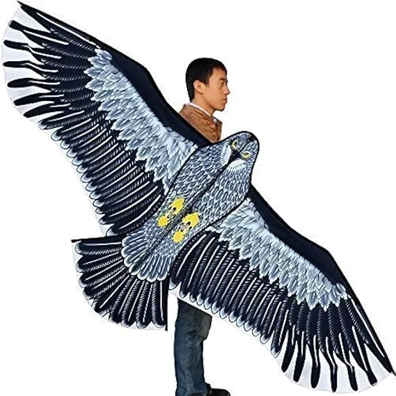 HENGDA KITE-Strong Eagles!Huge Beginner Eagle Kites for Kids and Adults.74-Inch