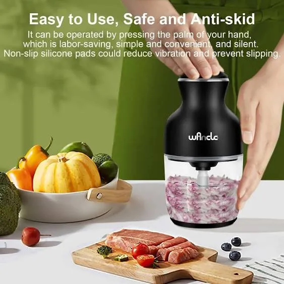 Wancle Food Processor, Multi-Function<wbr/>al Electric Food Chopper