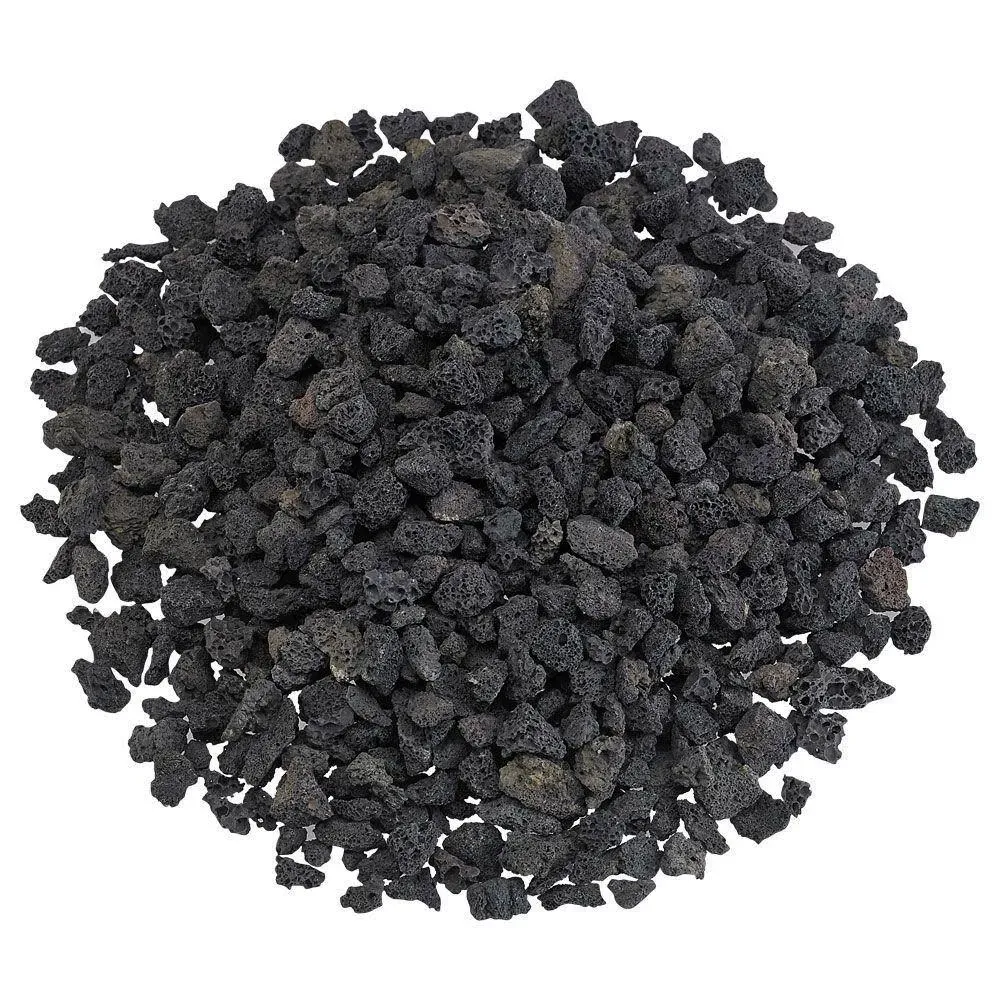 Small Black Lava Rock (1/4 in. - 1/2 in.) 10 lbs. Bag